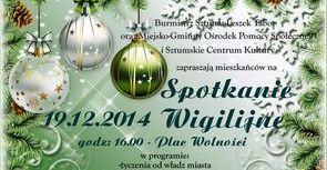 Zaproszenie na Spotkanie Wigilijne 