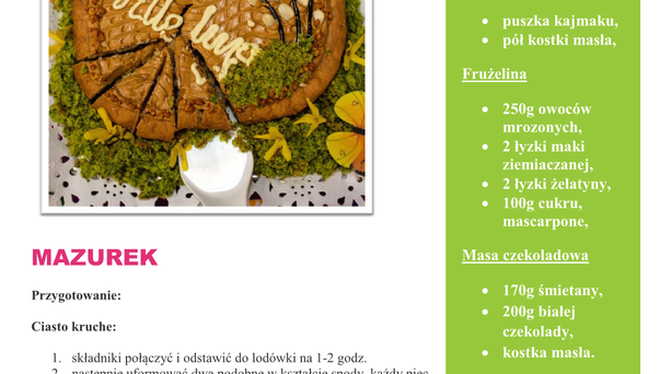 grafika do: Sztumskie Smaki- Mazurek 