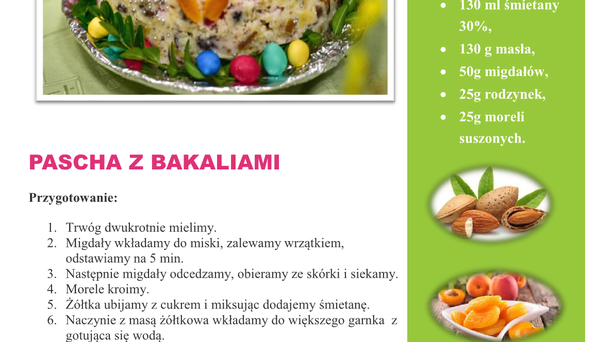grafika do: Sztumskie Smaki- Pascha z bakaliami